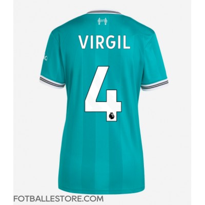 Liverpool Virgil van Dijk #4 Tredjedrakt Dame 2025-26 Kortermet Liverpool Virgil van Dijk #4 Tredjedrakt Dame 2025-26 Kortermet